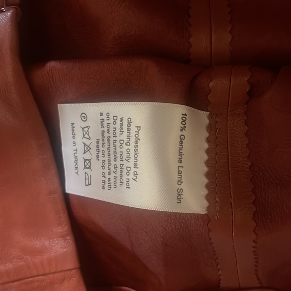 ZEYNEP ARCAY Asymmetric leather mini skirt US 12 - Picture 4 of 5